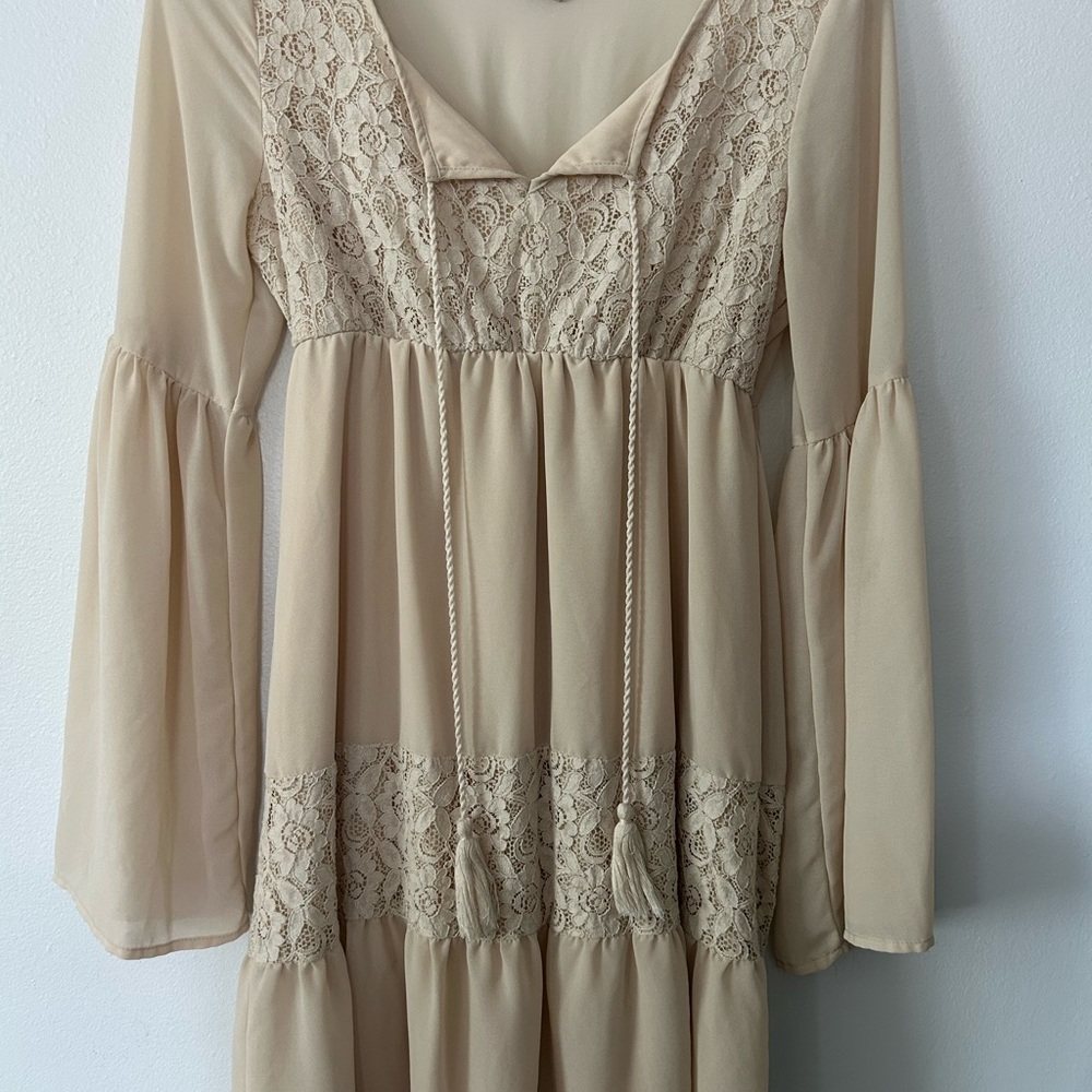 Flying Tomato Cream Dress